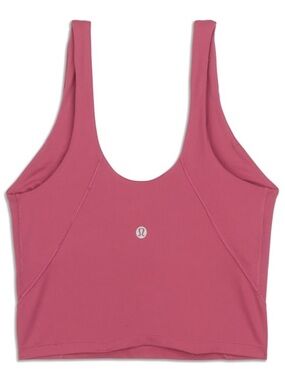 Lululemon align bra tank burgundy color very soft with built in bra